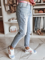 DEMILOVE mom fit džínsy dámske modré (uy2502)