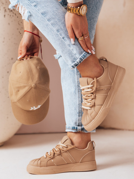 Dámske športové tenisky SNEAKI khaki (zy0824)