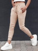 Dámske tepláky FITS béžová (uy2144)