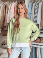 Dámska oversize mikina LUZZIO mint (by1381)