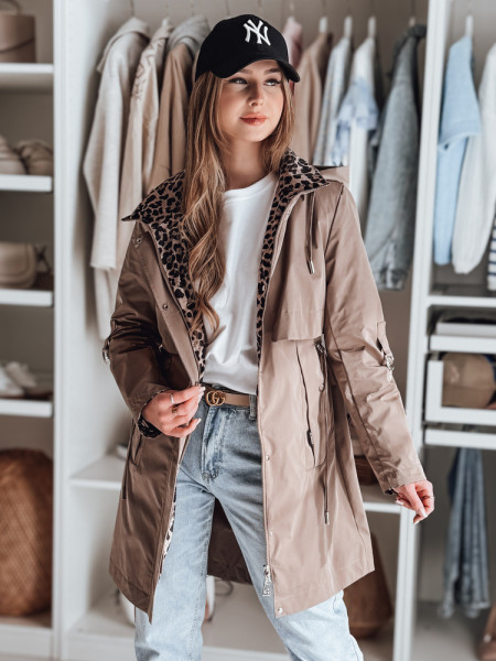 Dámska prechodná bunda parka FERISSA khaki (ty4873)