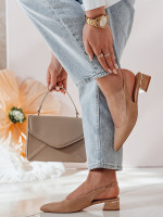 Ploché lodičky SLIMGIM khaki (zy0864)