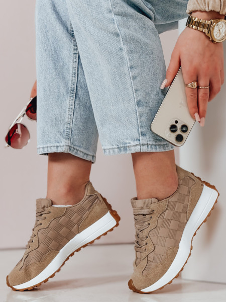 Dámske športové tenisky RUNBAN khaki (zy0876)