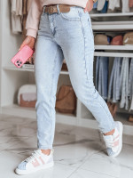 Dámske slim fit džínsy s opaskom NEOPASS blue (uy2680)
