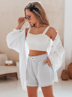 Dámske šortky OWN STYLE sivé (sy0454)