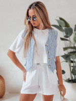 Dámske šortky OWN STYLE biele (sy0456)