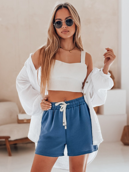Dámske šortky HOT VIBE modré (sy0440)