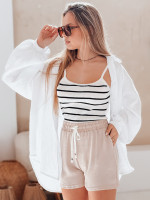 Dámske khaki šortky HOT VIBE (sy0441)