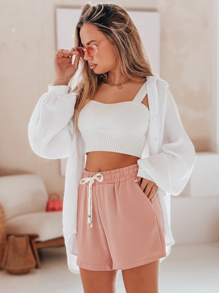 Dámske šortky HOT VIBE ružové (sy0443)