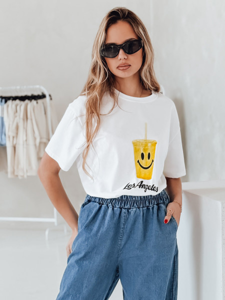 Dámske tričko SUNSMILE biele (ry2905)