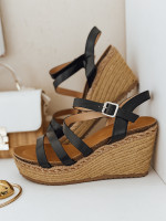 Dámske sandále SUMMERUP čierne (zy0988)