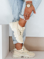 Béžové dámske tenisky (zy1011)