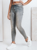 Dámske skinny push-up džínsy modré (uy2796)