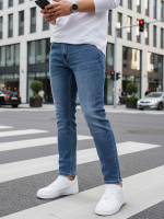 Pánske modré slim fit džínsy (ux4475)