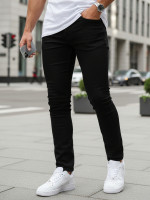 Pánske slim fit džínsy čiernej farby (ux4482)