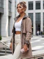Dámska prechodná parka PANTER mocha (ty5658)