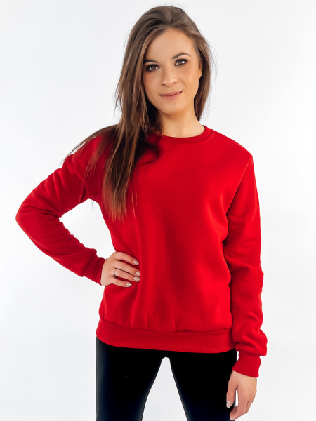 Dámska mikina FASHION II červená (by0147)
