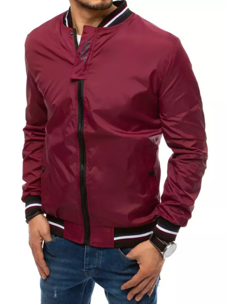 Maroon pánska prechodná bunda (tx3681)