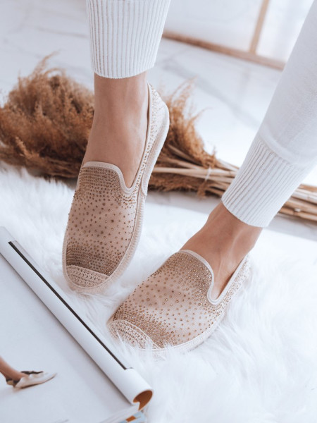 Dámske espadrilky SHINE zlaté (zy0061)