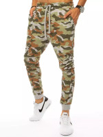 Pánske camouflage tepláky zelené (ux3333)