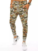 Pánske camouflage tepláky zelené (ux3334)